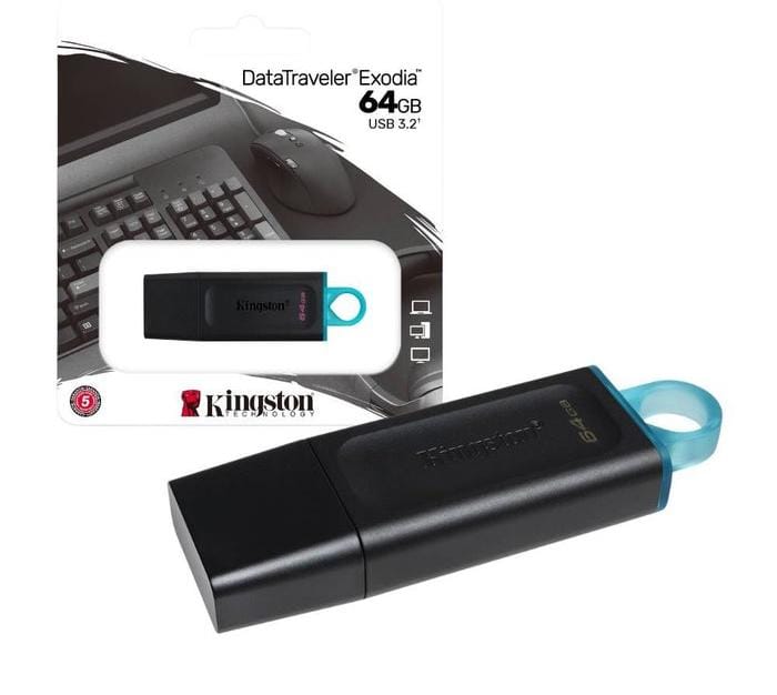 Memoria USB 64gb 3.2 Kingston DataTraveler Exodia DTX