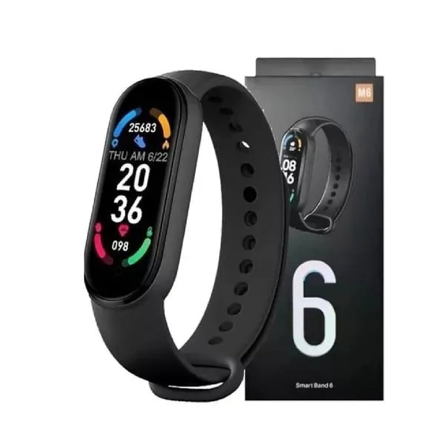 Reloj Inteligente M6 Smartwatch (Negro)