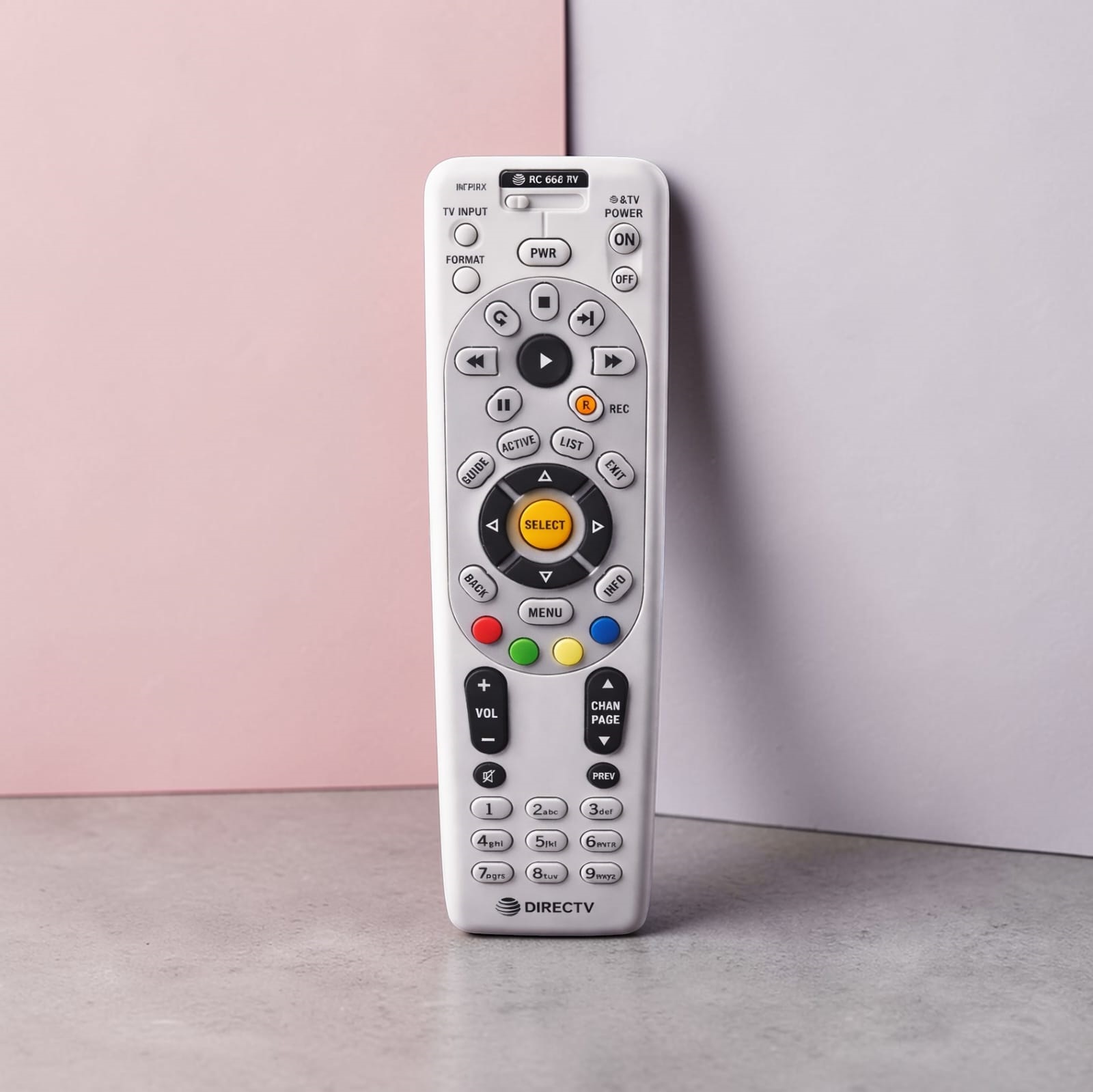 Control Remoto DIRECTV RC66RX Universal IR/RF Compatible con RC65 RC64