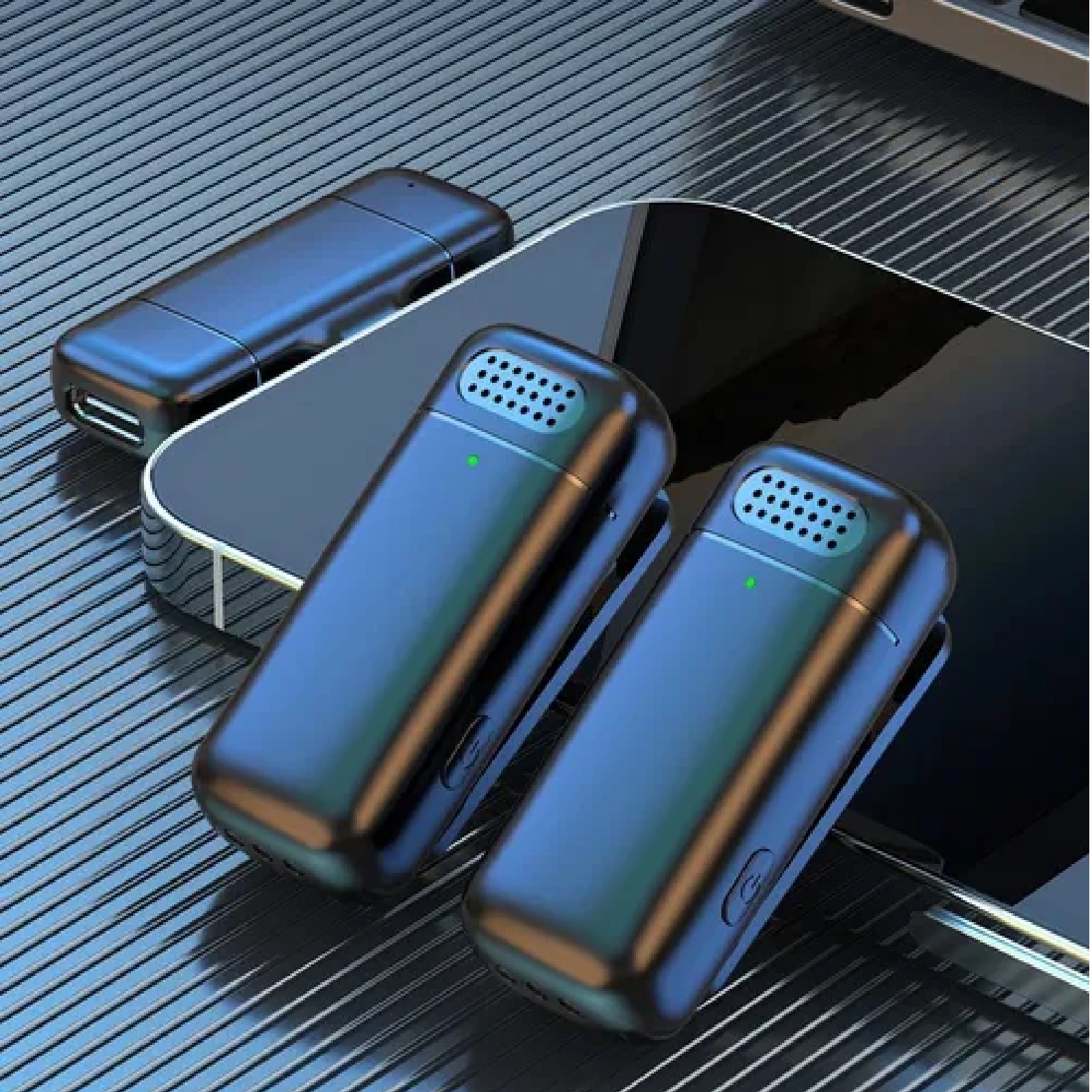 Microfono Inalambrico Profesional Solapa 2n1 Estuche Carga