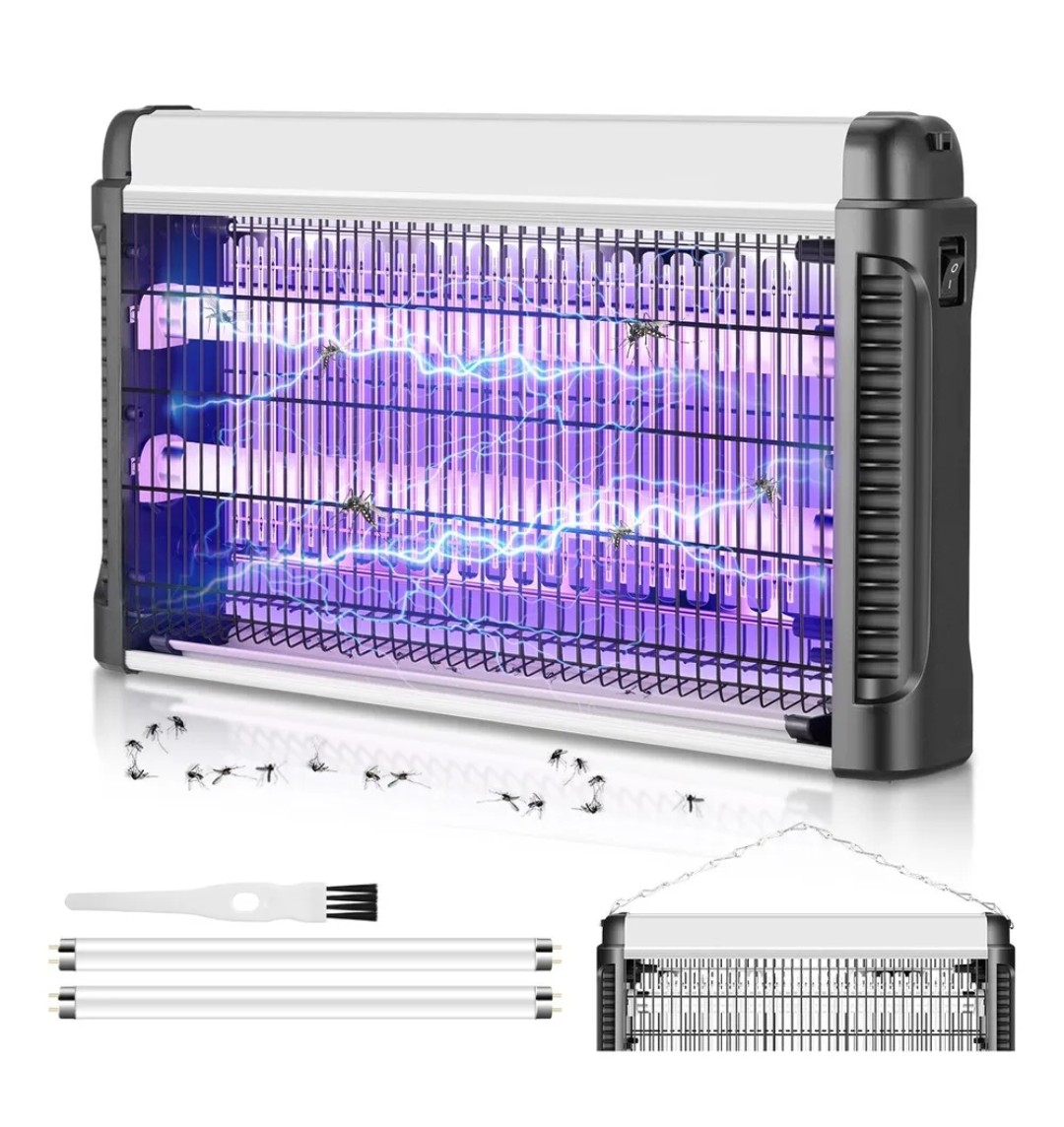 Lámpara Eléctrica Mata Mosquitos Grande Uv 30w Atrapa Insectos Interior