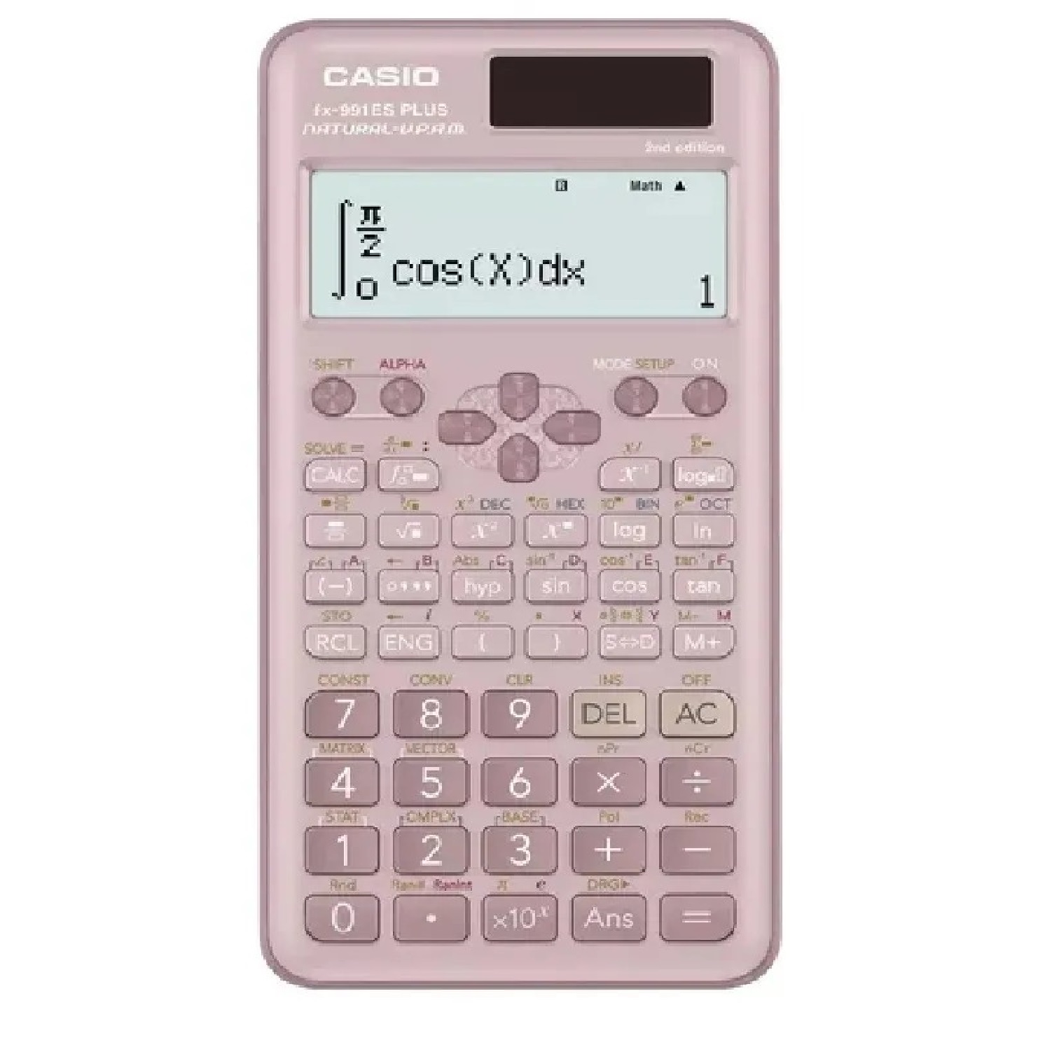 Calculadora Casio Fx-991 Es Plus 2da Edición Original, Rosado